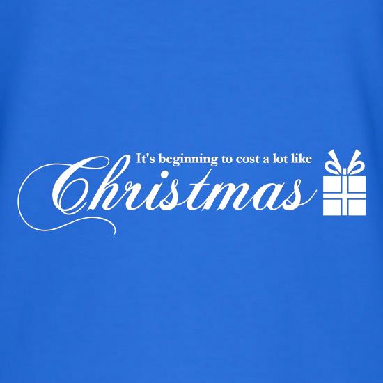 It's Beginning To Cost A Lot Like Christmas t shirt